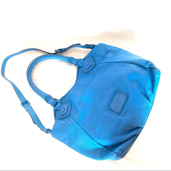 Authentic Marc By Mark Jacobs Blue Leather Bag - Picture 9 of 12